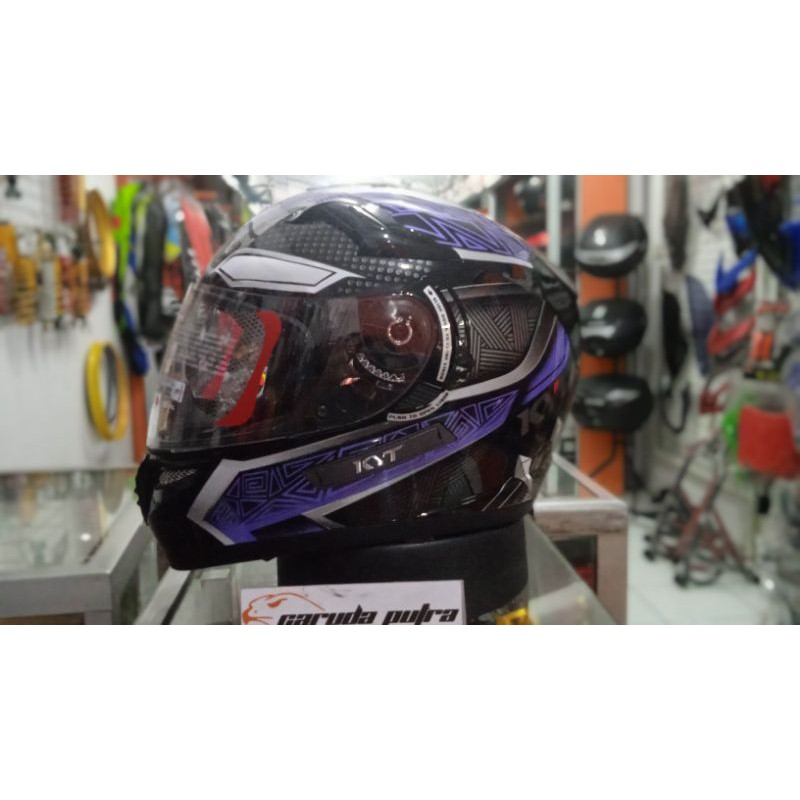 KYT K2 RIDER BLACK PANTHER#2 PURPLE(PROMO)