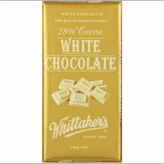 

New Zealand Whittaker's White Chocolate Block Whittakers