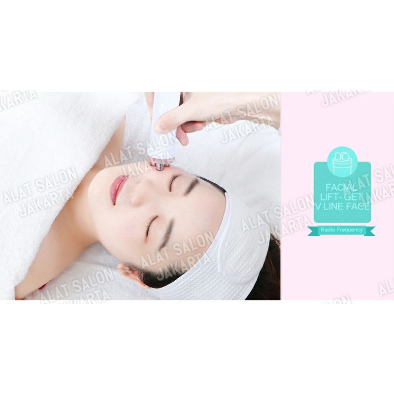 MESIN FACIAL 2 IN 1 RF SLIMMING PENGENCANGAN WAJAH ANTI KERUT RF MULTIPOLAR 2 HANDLE SETRIKA WAJAH