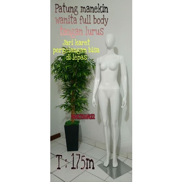 Patung Manekin full body wanita alien tangan lurus