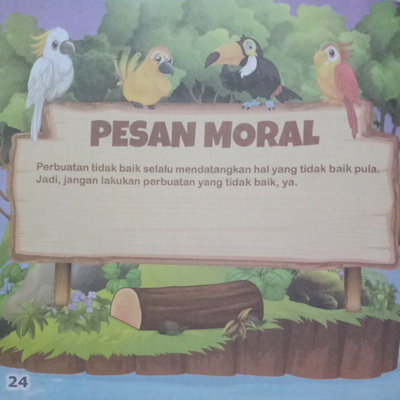 Buku Dongeng Cerita Petualangan Kancil Tidak Mencuri/Bilingual