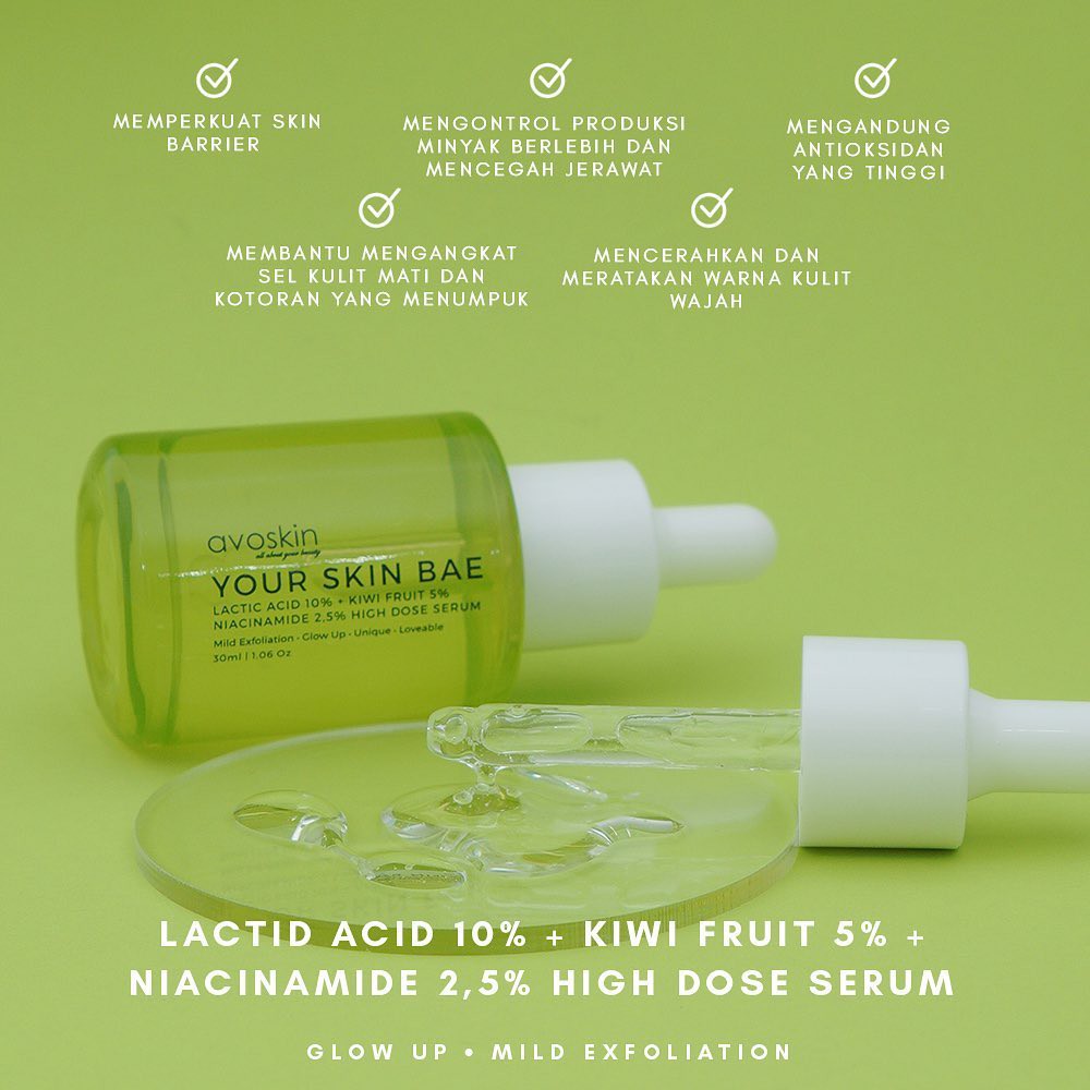 AVOSKIN YOUR SKIN BAE SERIES Niacinamide Salicylic Acid Hyacross Collagen Alpha Arbutin Serum Toner