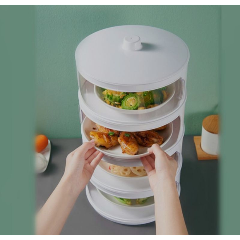 

Food storage,.moderd tudung saji 4 susu A900