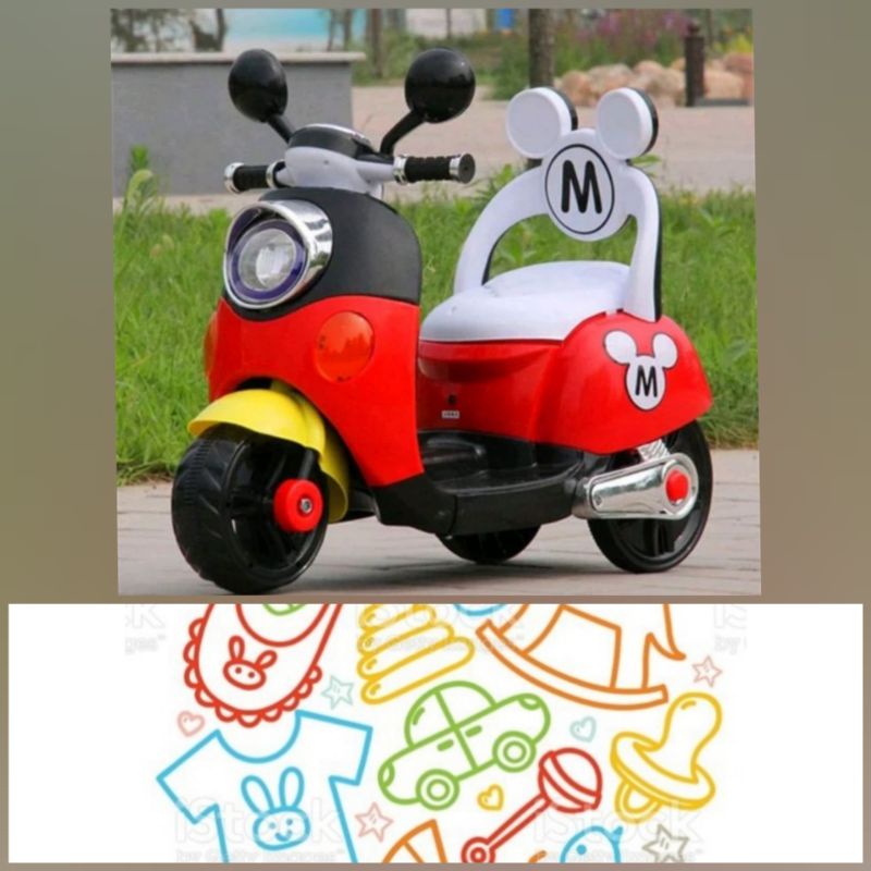 Motor aki mylo mvp scoopy mickey mouse mob 3012