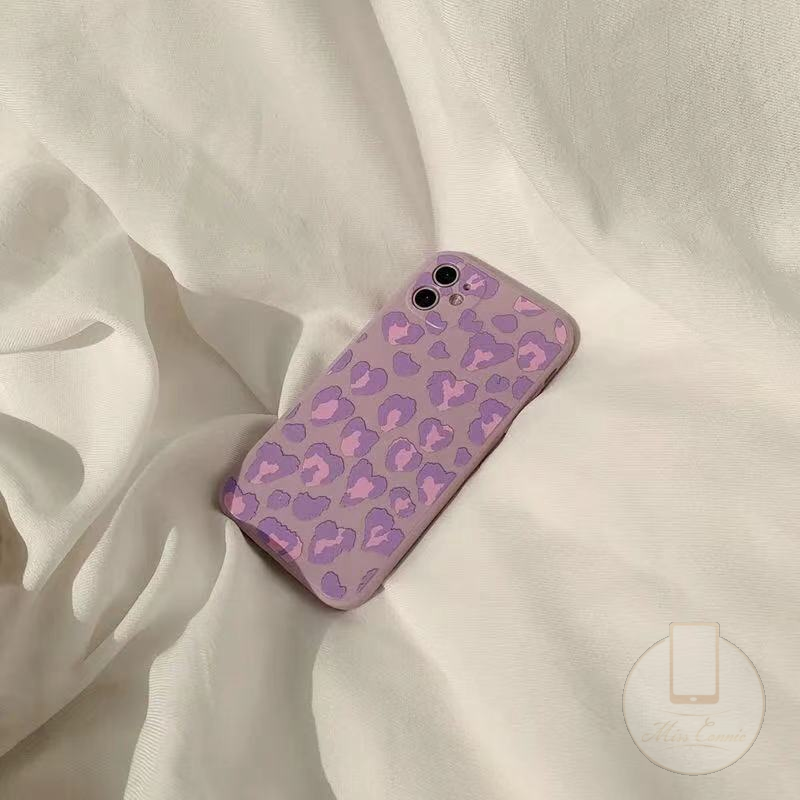 Casing Xiaomi MI 10 11 Lite 10T Redmi 10 9A POCO M3 Pro F3 Poco X3 NFC Poco M3 Redmi  Note10 10s 10Pro Note9 Note8 10ProMax 10ProMaxPlus Redmi 9 9t Purple Leopard Soft Case