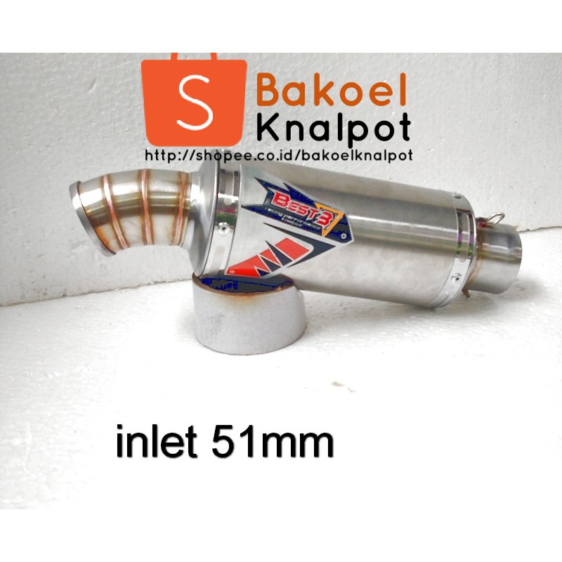 Knalpot Best3 Silencer Saja