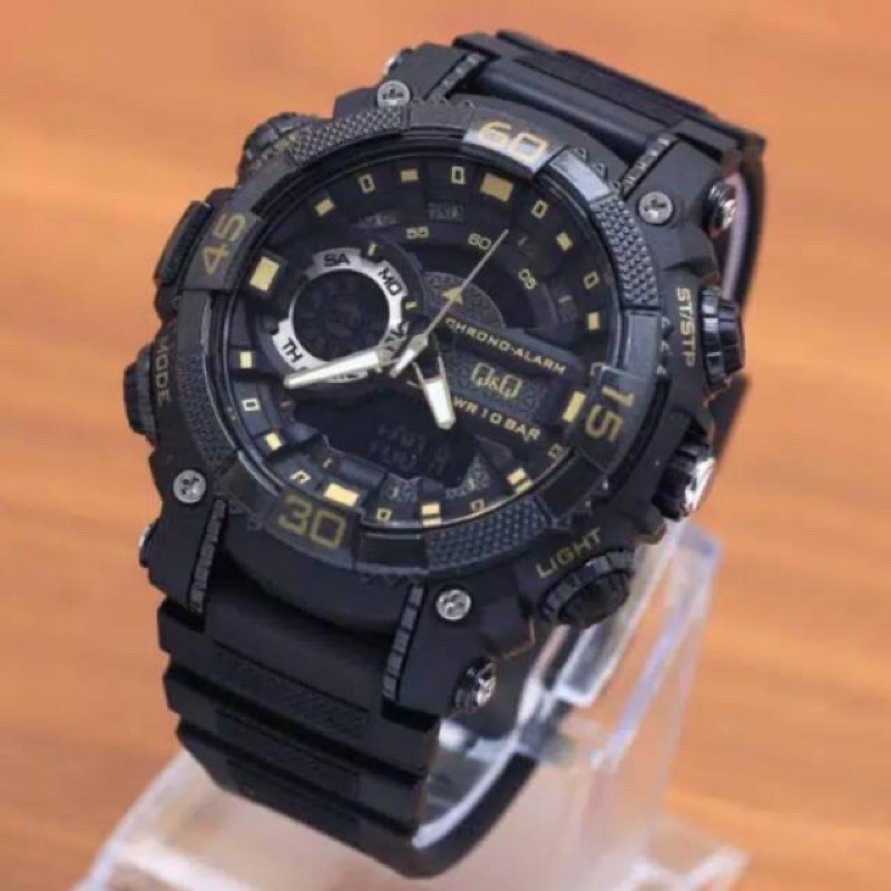 Jam Tangan Digital Pria Q&amp;Q QnQ QQ GW87 gw87 gw 87j GW87J Original Water Resist