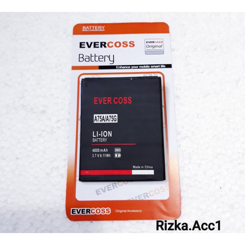 Baterai Batre Evercoss Cross A75A A75G Original Battery Hp