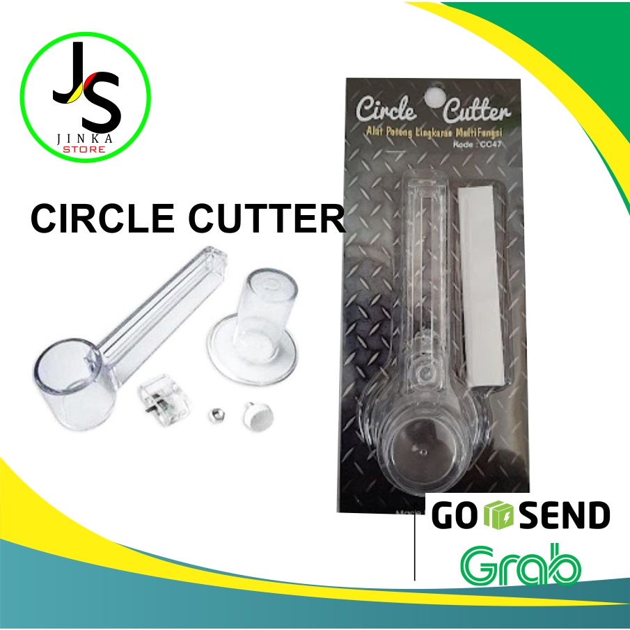 CIRCLE CUTTER / PEMOTONG KERTAS BULAT UNTUK PIN