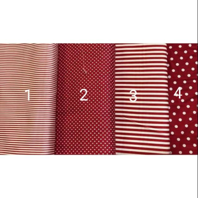 KAIN KATUN JEPANG MAROON/JAPAN DESIGN MERAH MAROON