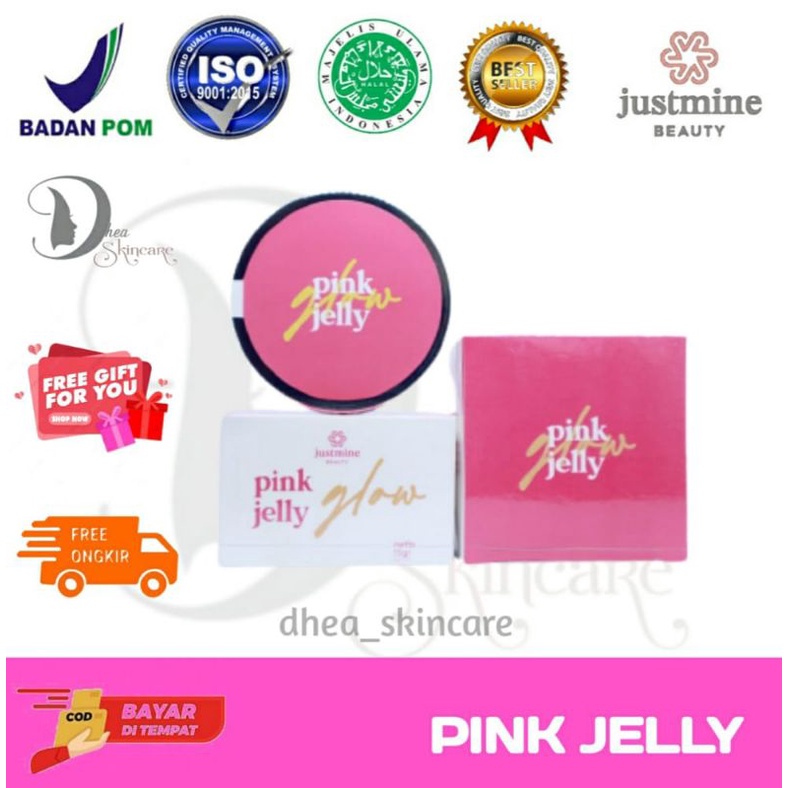 Justmine Beauty Pink Jelly Glowing BPOM