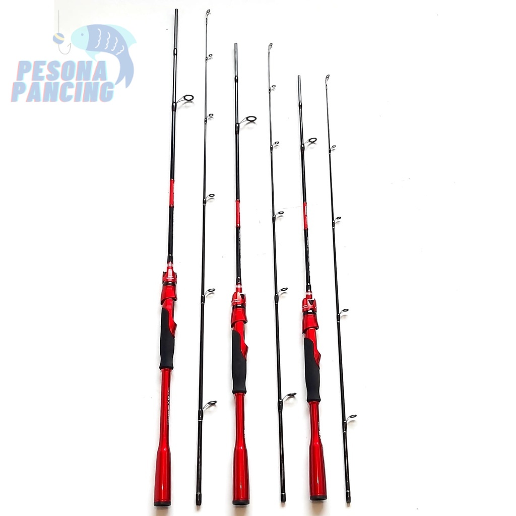 Joran Pancing Carbon SWAN SYAIFUL TAKEDA 150-180 dengan 8-17LBS