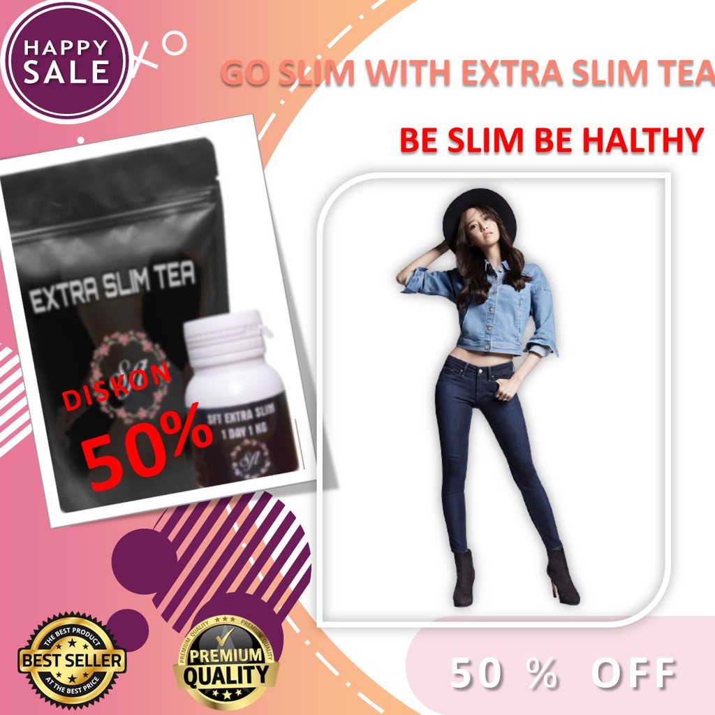 New / SFT EXTRA SLIM ORIGINAL / Suplemen asli / dan Original / Kesehatan / Obat Hebral / Diet BPOM