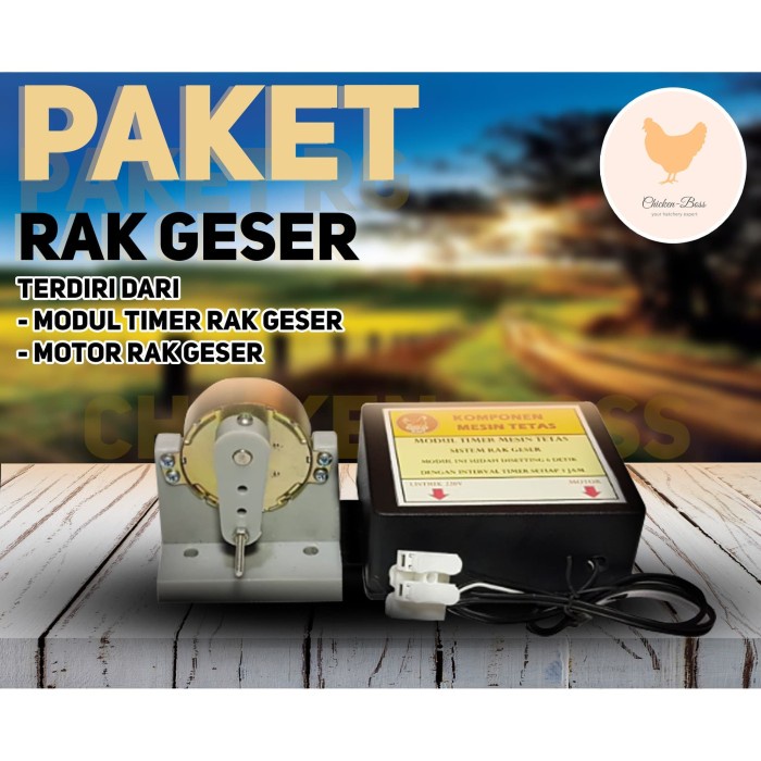 [[BISA COD]] Paket Komponen Rak Geser Mesin Tetas Telur Full Otomatis
