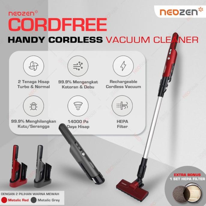 NEOZEN CORDFREE / Vacuum Cleaner Cordless / Vacuum Cleaner Tanpa Kabel