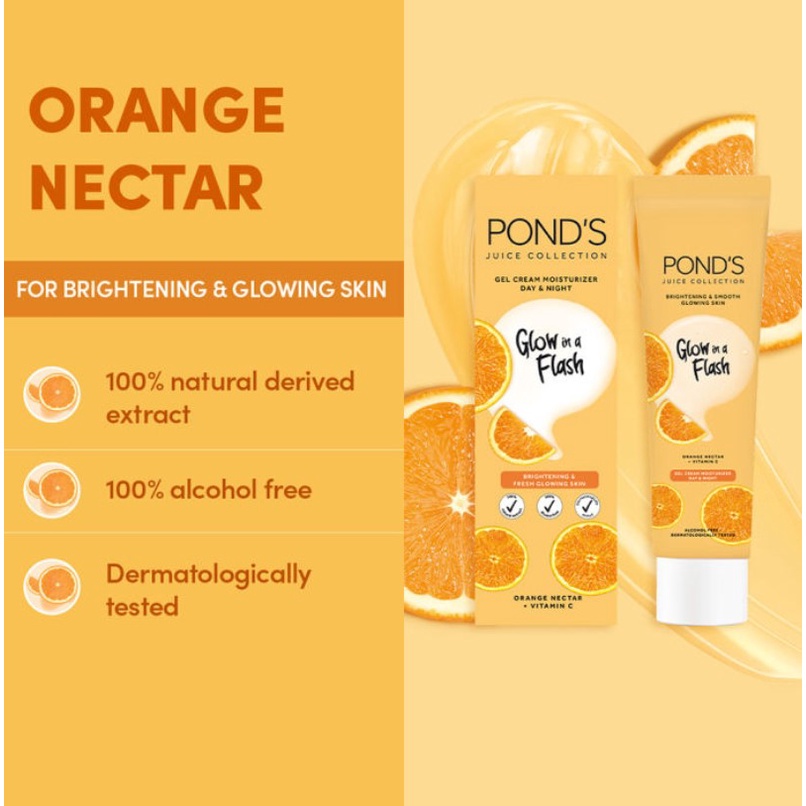 Ponds Juice Collection Moisturizer 20g - Pelembab Wajah Vit E, Vit B3, Vit C