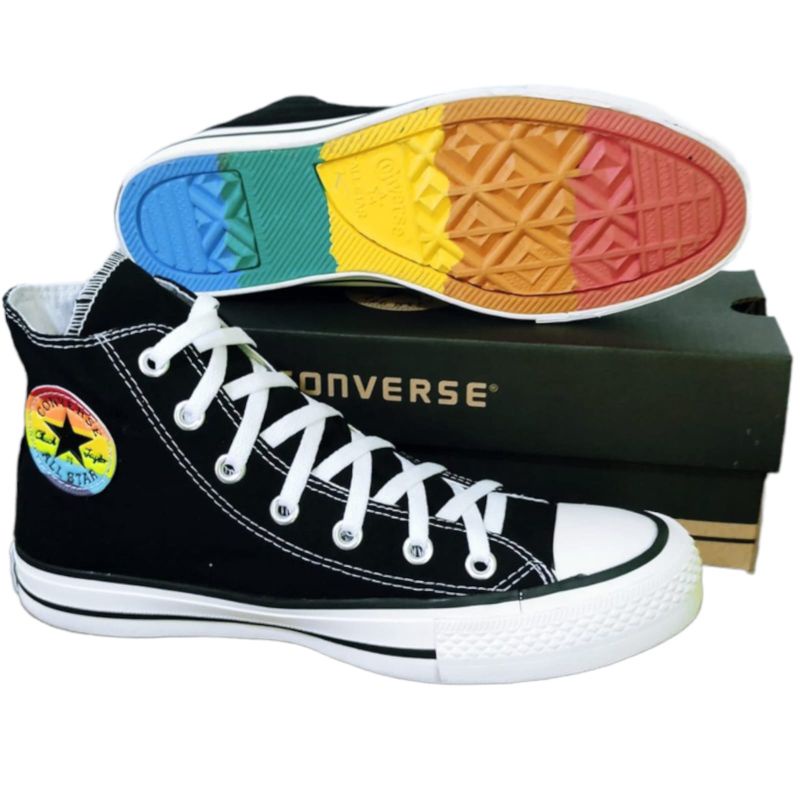 Sepatu converse outlet rainbow