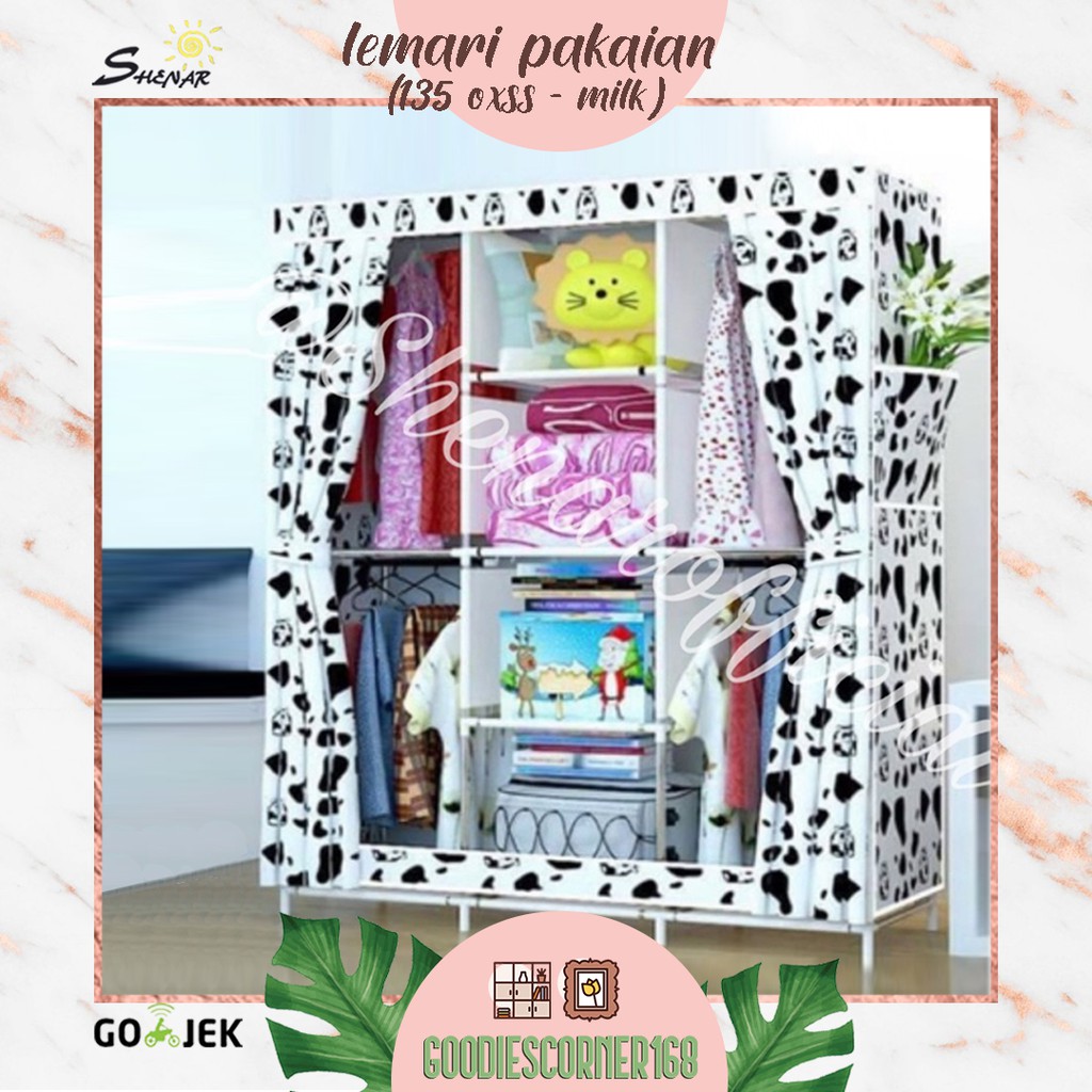  Lemari  Portable  Pakaian  Anak  Selimut Bermotif Gantung 