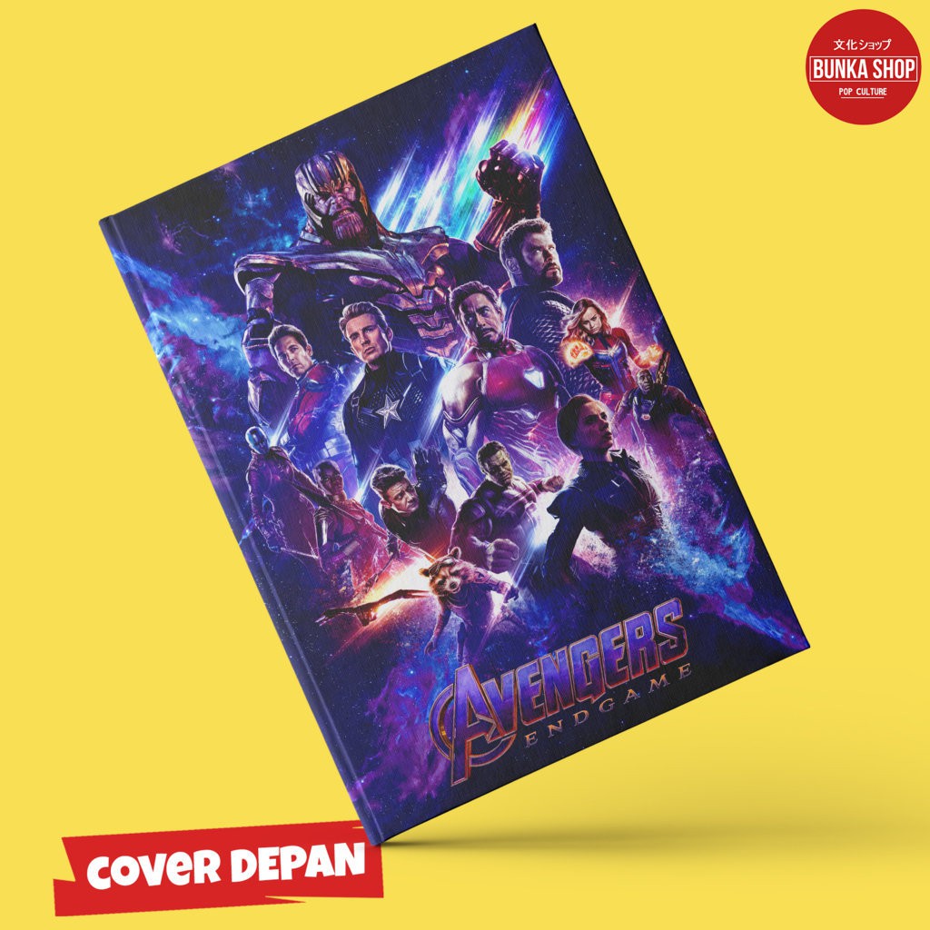 

Note Book Hardcover Film Marvel Avengers End Game F Ukuran A5 Buku Tulis Catatan Murah Jurnal Agenda Planner Notebook Aesthetic Gift Couple