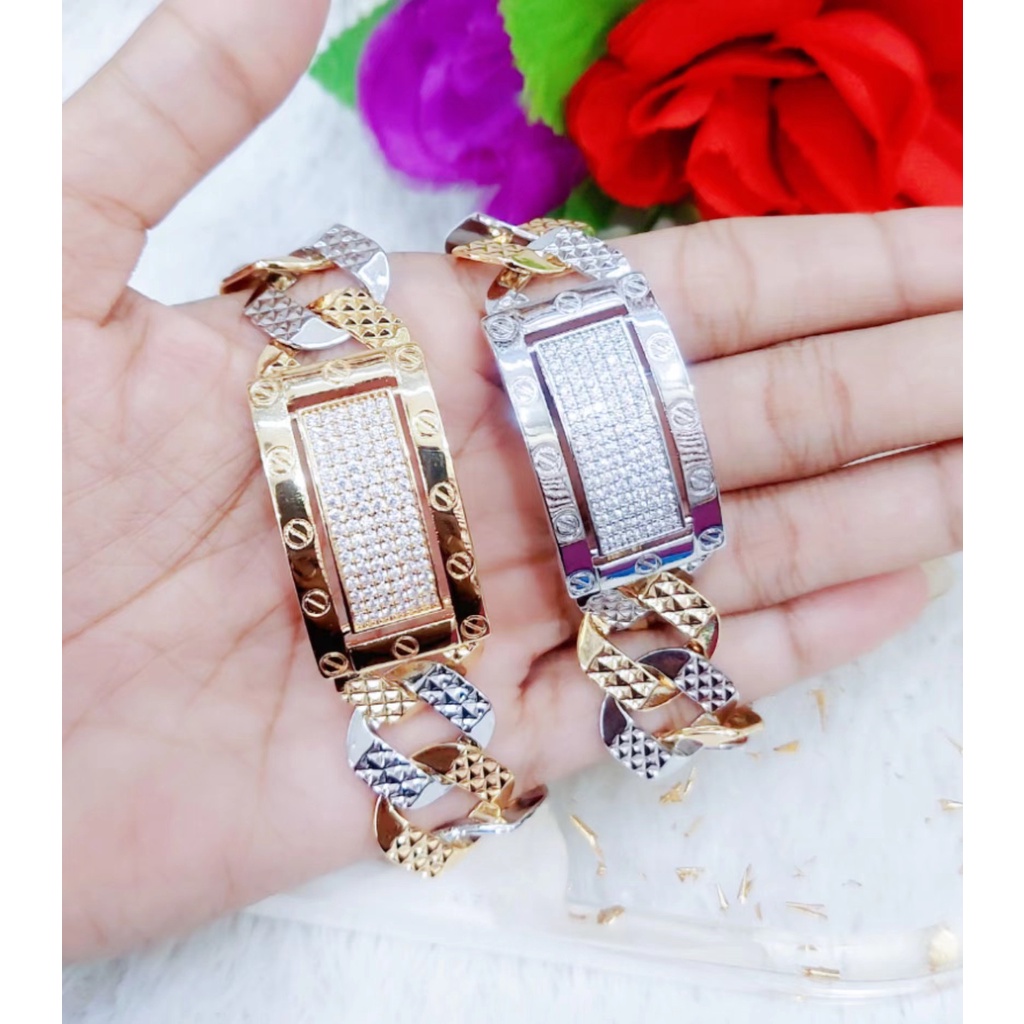 Xuping gelang plat besar 2