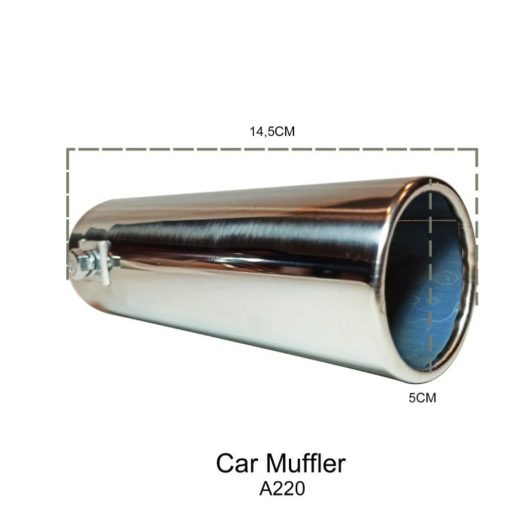 Buntut Knalpot Mobil Universal Car Muffler A220