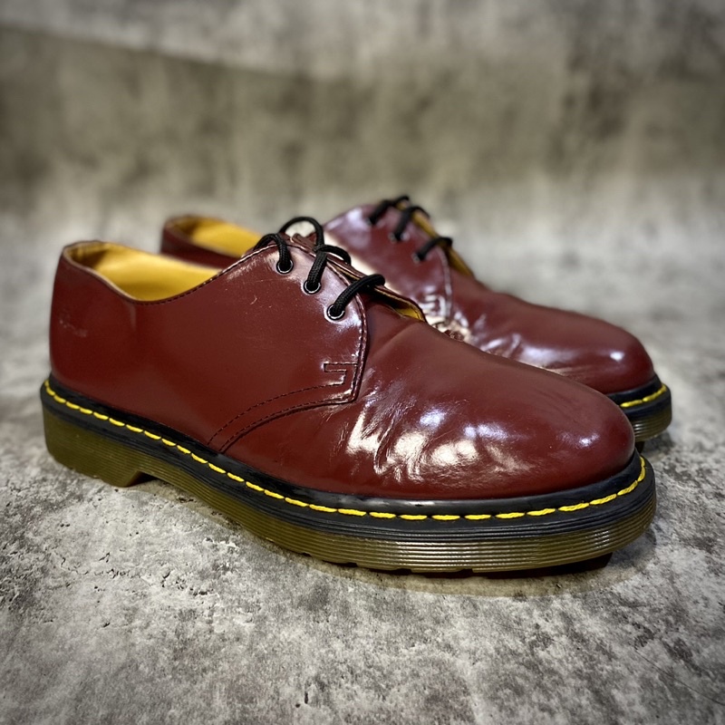 dr . martens 1461 3 hole red cherry smooth ( Dr martens docmart 1460 1461 1010 3989 wingtip chelsea 