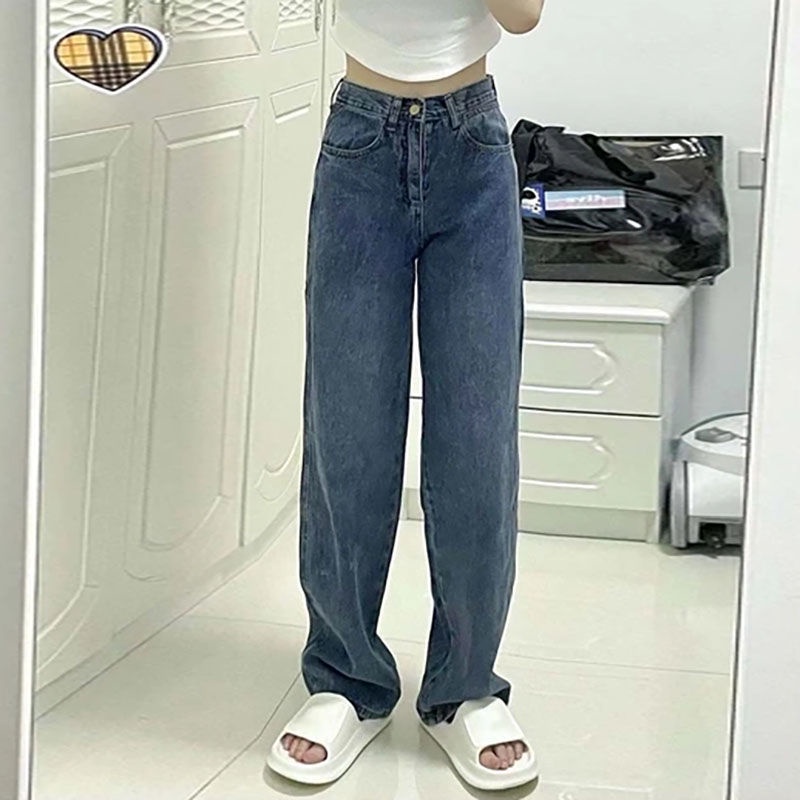 ✅COD jeans Celana Panjang HW Kulot Jeans Boyfriend Jeans Korea Jeans Celana Jeans Impor