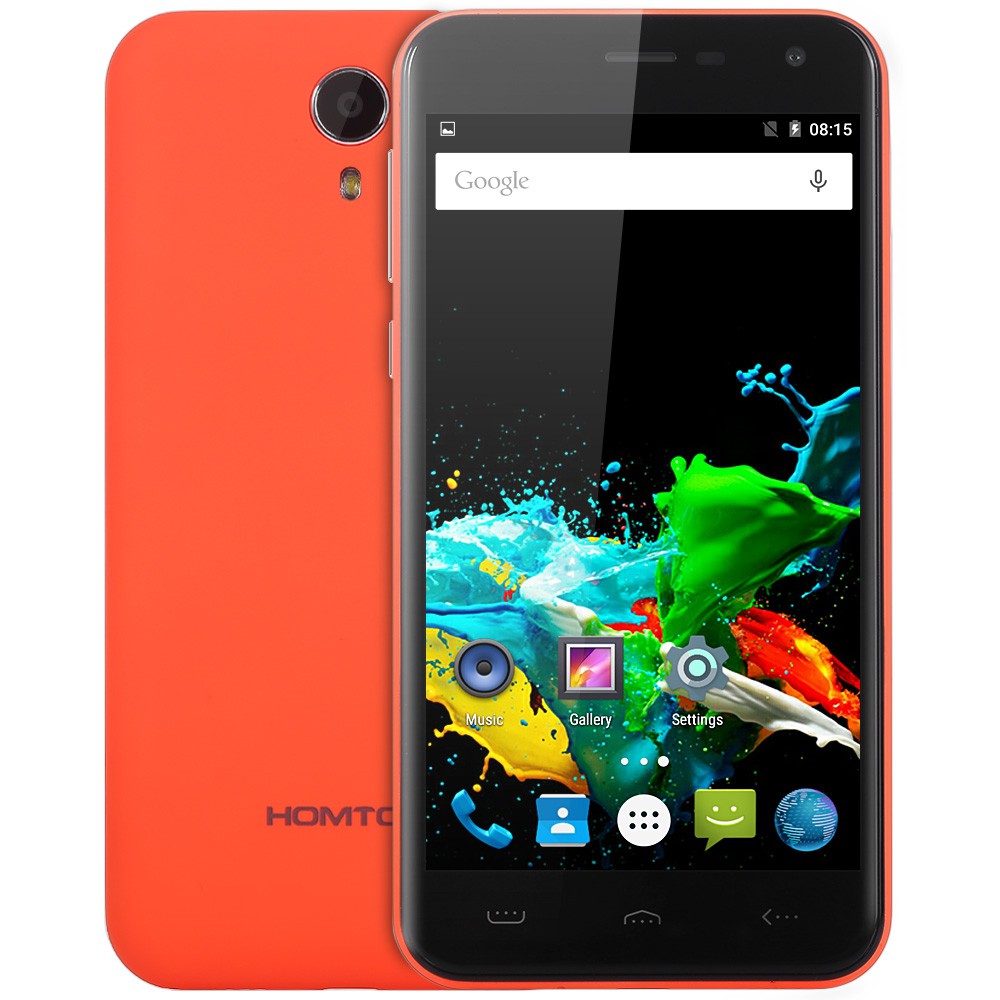 Color:Orange HOMTOM HT3 5.0 inch Android 5.1 3G Smartphone