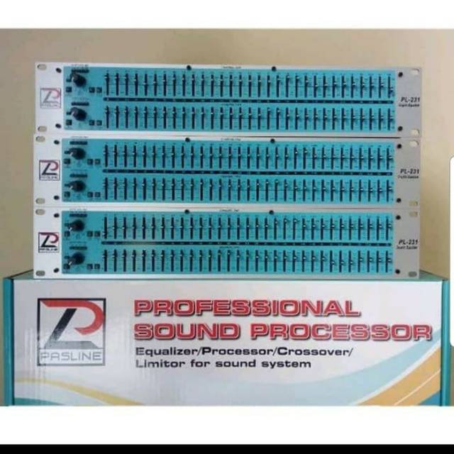 EQUALISER / EQUALIZER PASLINE PL 231 + SUBWOOFER