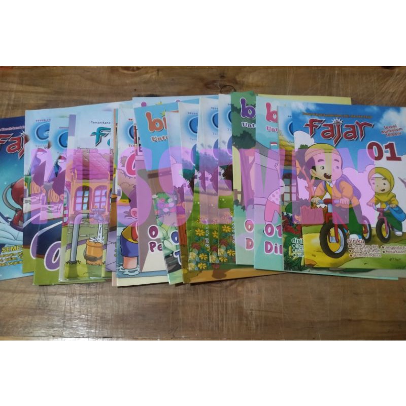 Paket 3 Majalah Bintang Cahaya Fajar Mentari TK/Paud Tema Random
