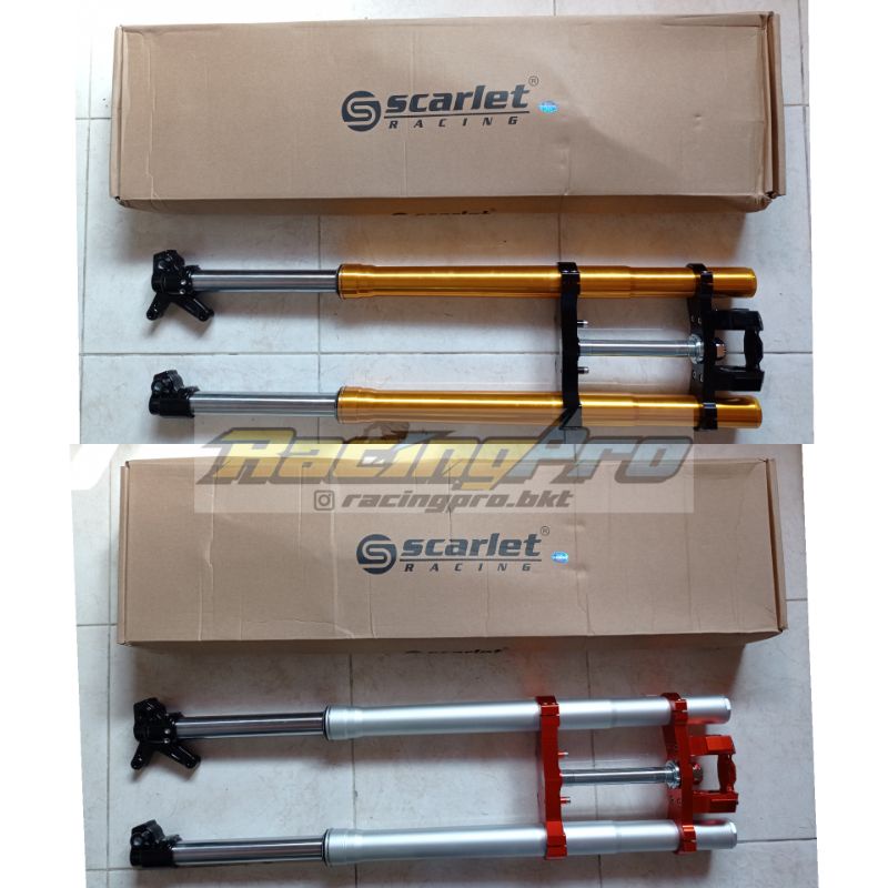 UPSIDE DOWN USD Shock Depan CROSS MX SCARLET KLX 150 Plus Bearing ORIGINAL SCARLET