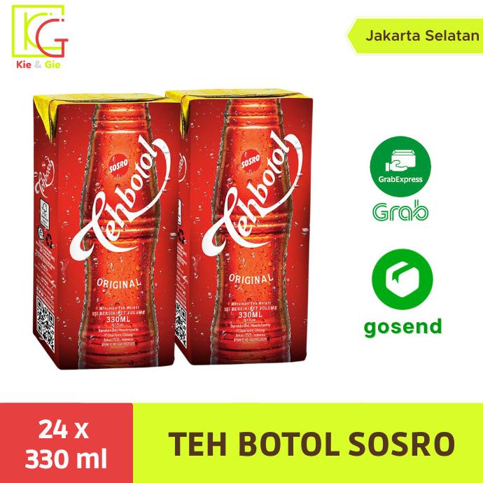 

[ COD ] Teh Botol Kotak Sosro 330ml 1 dus isi 24pcs SPECIAL Kode 651