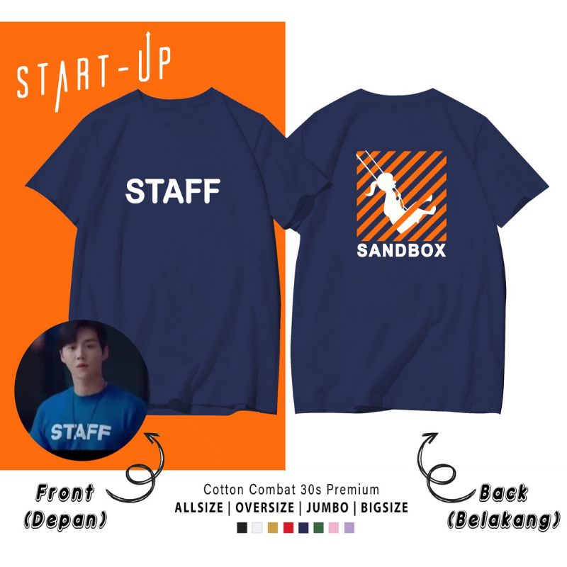 KAOS START UP KOREA FRONT BACK/T-SHIRT START UP K-DRAMA