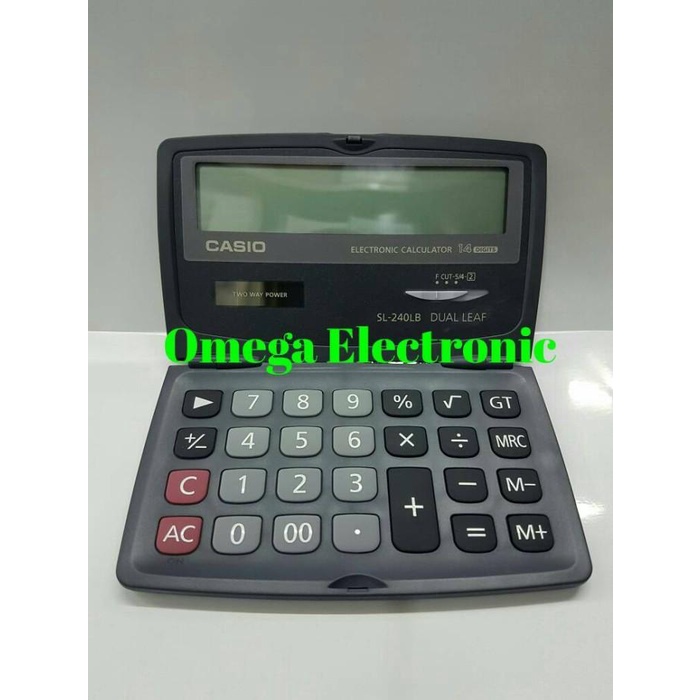 

Casio Calculator Sl-240Lb - Kalkulator Saku Pocket Sl 240 Lb Dual Leaf