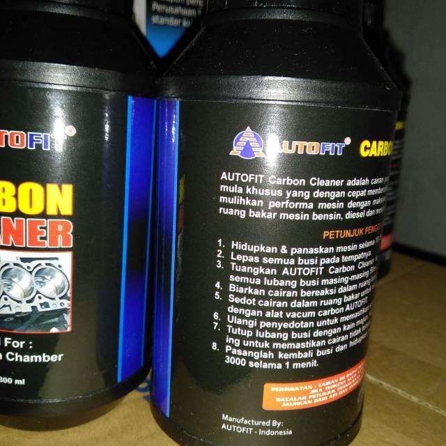 CARBON CLEANER AUTOFIT 300 ML Cairan Gurah Mesin Cairan Pembersih Kerak Mesin Tune Up