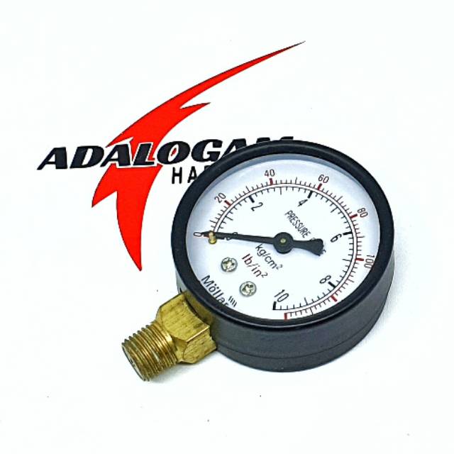 Mollar Manometer Alat Ukur Pengukur Tekanan Angin - Pressure Gouge 2,5 Inch