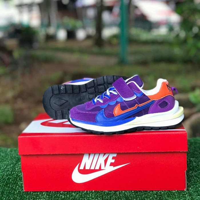 sepatu sneakers anak cewek cowok unisex nike sacai purple ungu promo!! - 25 Beat Quality