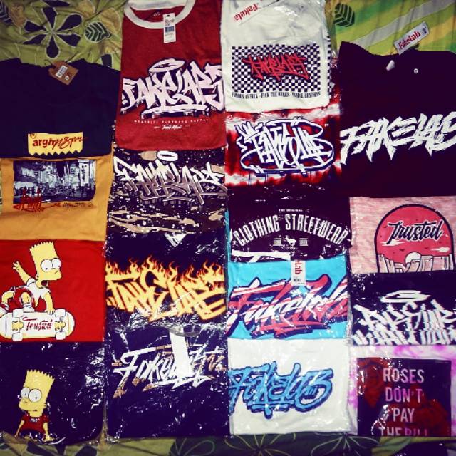 T-shirts kaos Fakelab Trusted Argh original