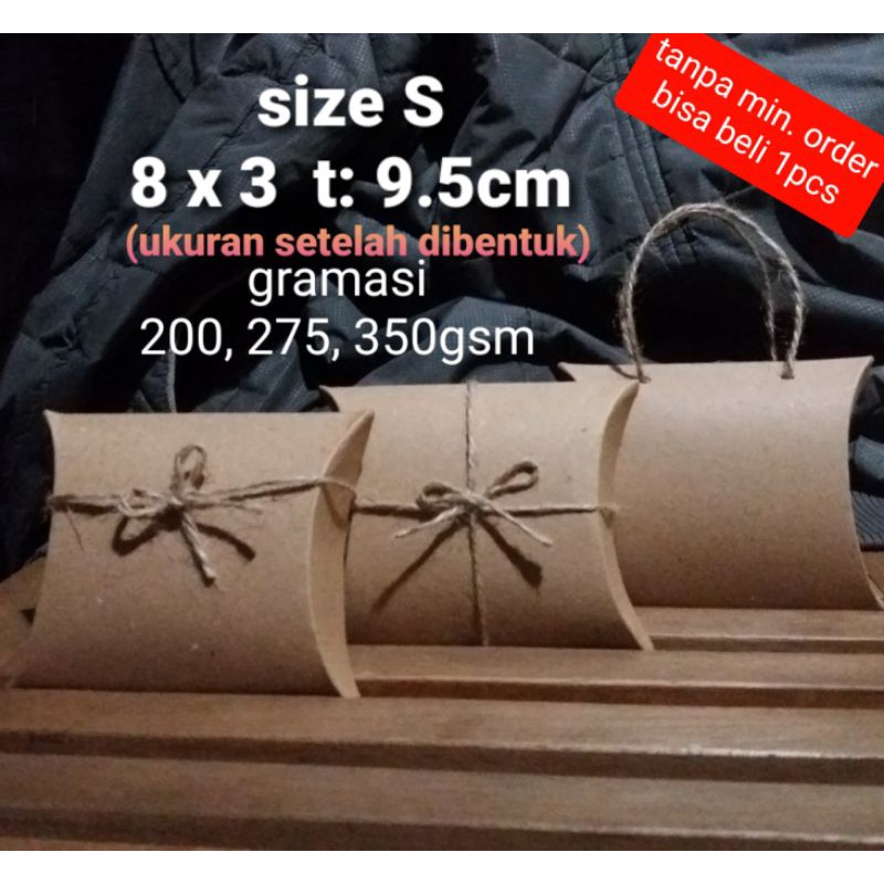 

paper bag pillow box mini murah tebal