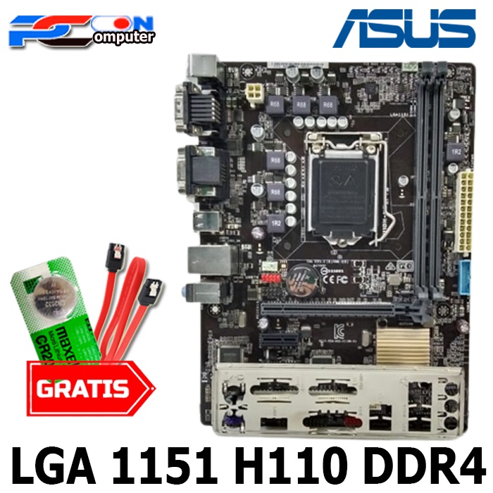 MOTHERBOARD INTEL LGA 1151 H110M ONBOARD DDR4