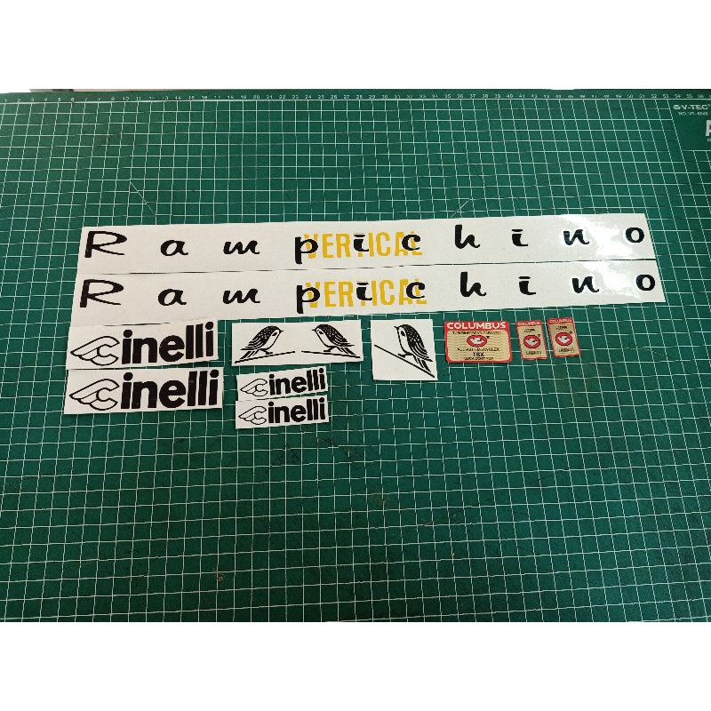 stiker sepeda cinelli rampachino
