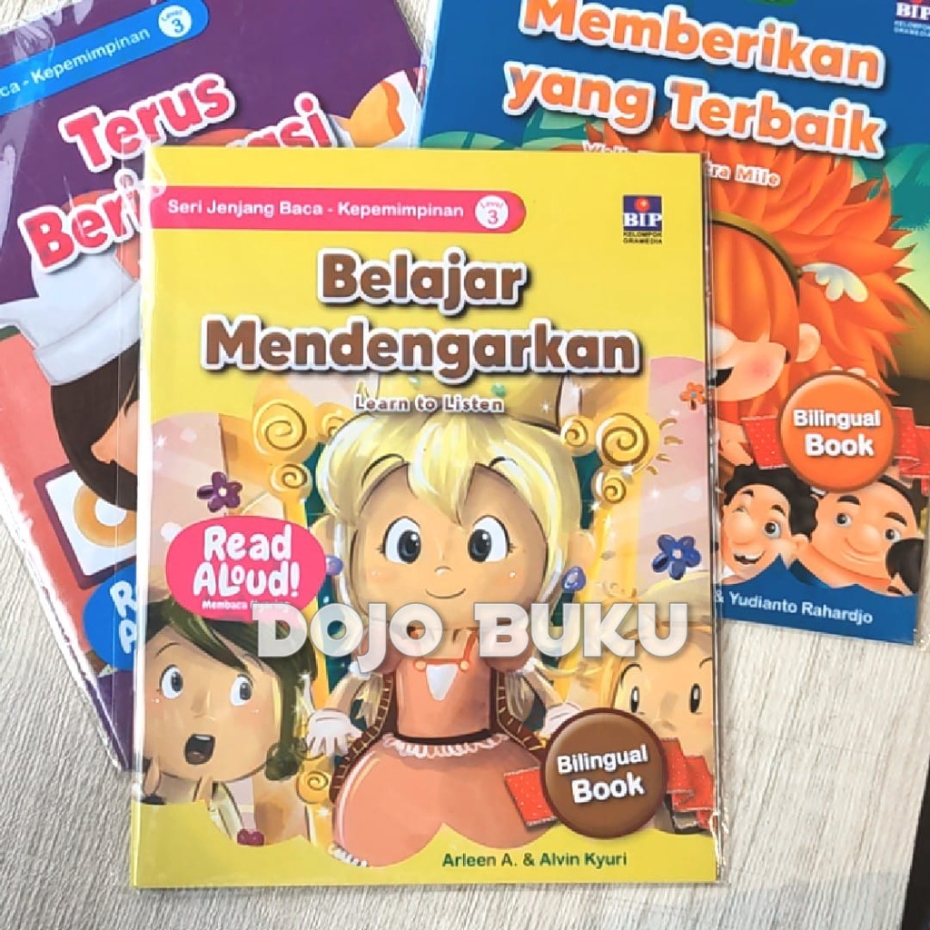 Seri Jenjang Baca - Kepemimpinan: Belajar Mendengarkan (level 3) by Arleen A. &amp; Alvin Kyuri