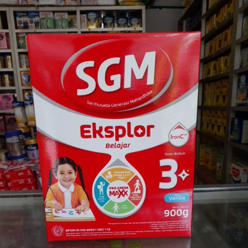 Sgm 3+ Vanila 900gr ,SGM 3+ MADU 900GR