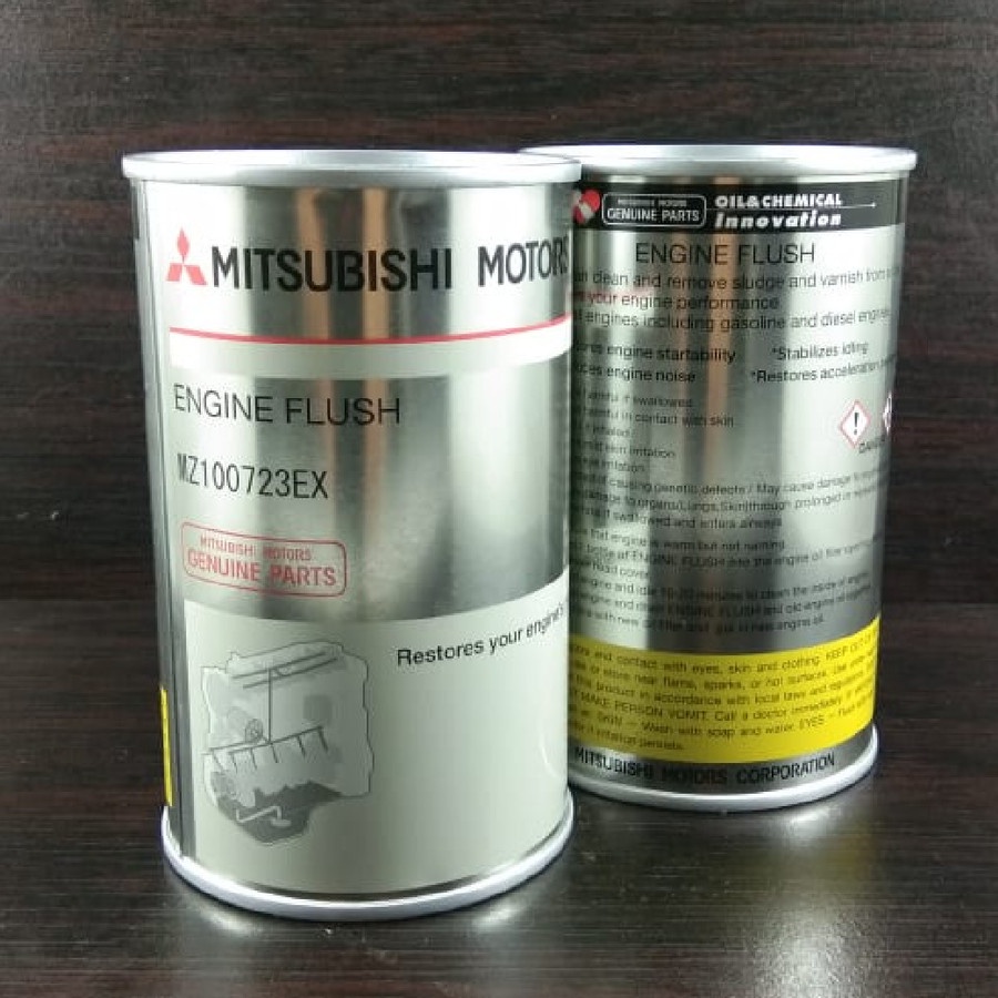 Engine Flush Mitsubishi Cairan Pembilas Penguras Oli Mesin 300ml Bensin Diesel