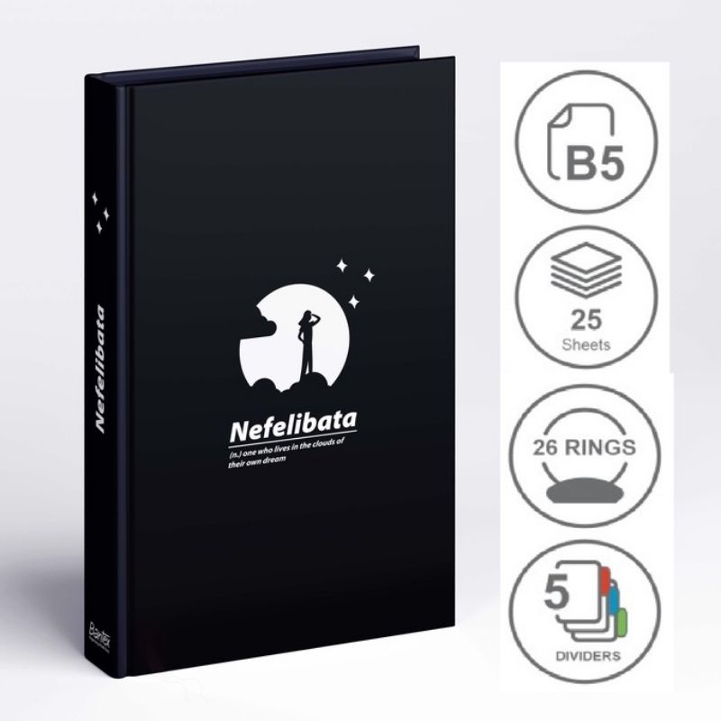 

BANTEX BINDER B5 26 RING MOTIF TRENDY