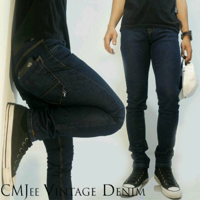 Celana Jeans Skinny Pria CMJEE