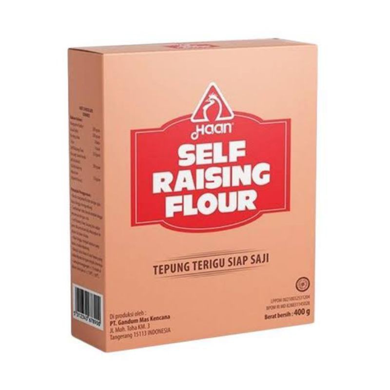 

Haan Tepung Terigu self Raising Flour 400gr