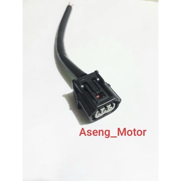 Soket Sensor Tps Gas Honda New Supra X Revo Fi Blade Verza New Megapro pin 3 Socket Ori