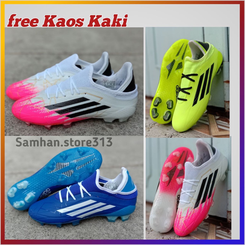 Sepatu Bola Adidas X Adizero  Speedflow Speedportal Messi Grade Ori Gratis Kaos Kaki