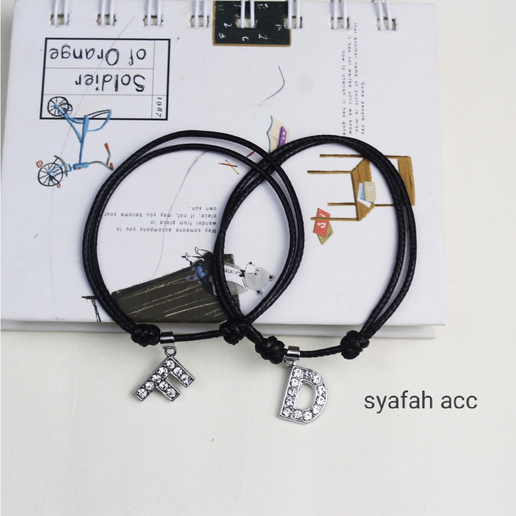 Gelang inisial huruf (A-Z)